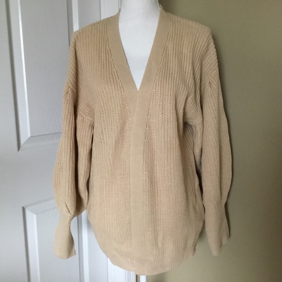 Puffed Long Sleeve Cardigan - Picture 5 of 5